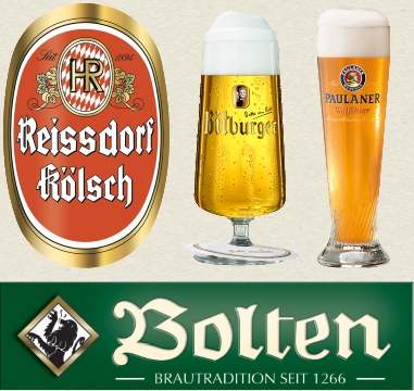 Biere im Ausschank